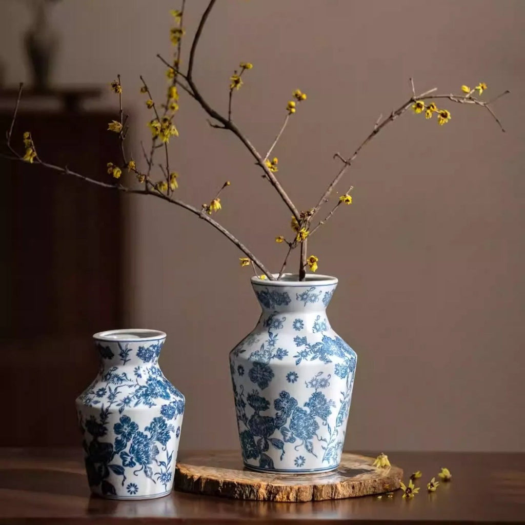Indigo Porcelain Vase - RusticReach