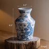 Indigo Porcelain Vase - RusticReach