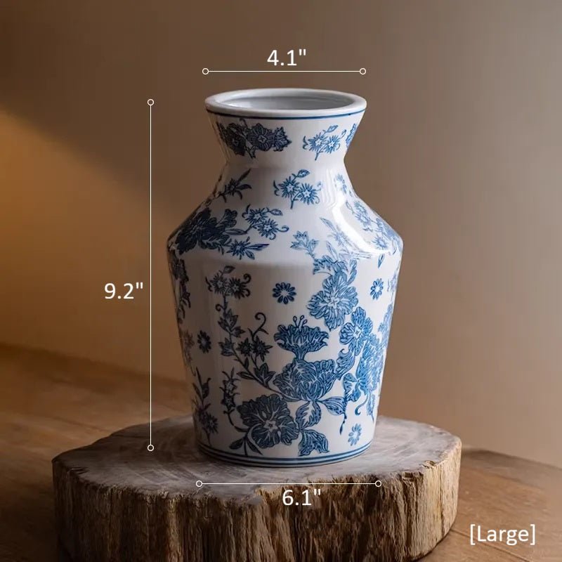 Indigo Porcelain Vase - RusticReach