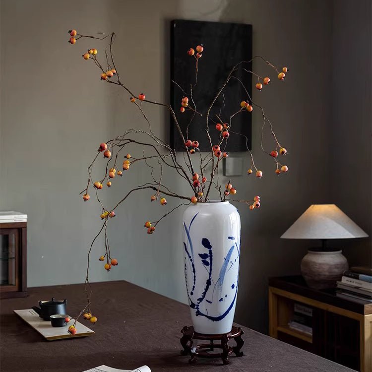 Leafless Berry Branch Stem 45.2" Tall - RusticReach