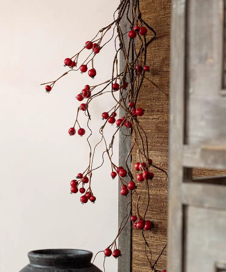Leafless Berry Branch Stem 45.2" Tall - RusticReach