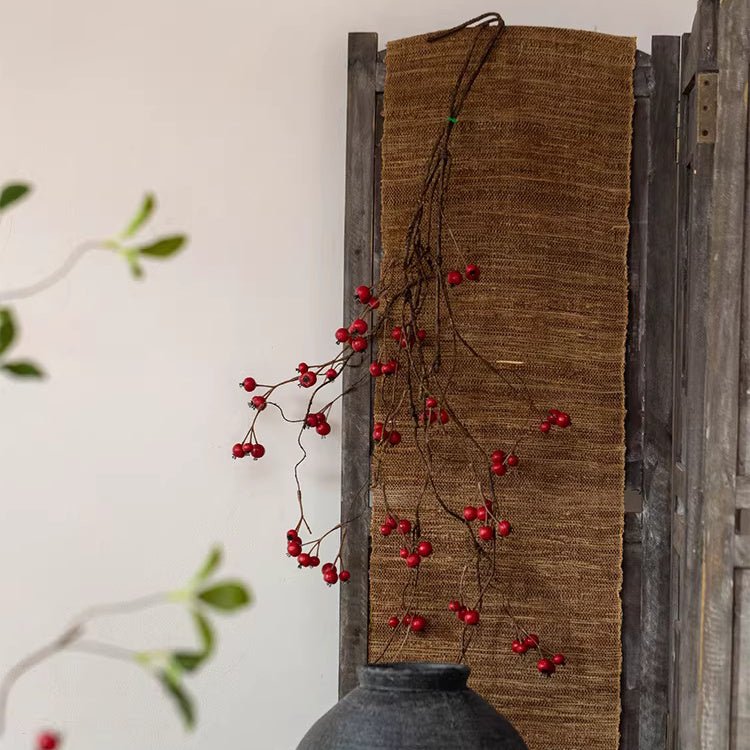 Leafless Berry Branch Stem 45.2" Tall - RusticReach