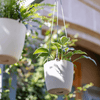 Modern Resin Hanging Planter for Artificial Plants - RusticReach