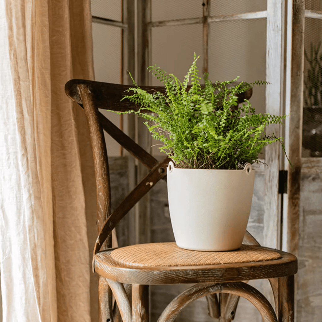 Modern Resin Hanging Planter for Artificial Plants - RusticReach