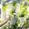 Modern Resin Hanging Planter for Artificial Plants - RusticReach