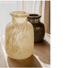 Large Matte Frosted Glass Vase - RusticReach