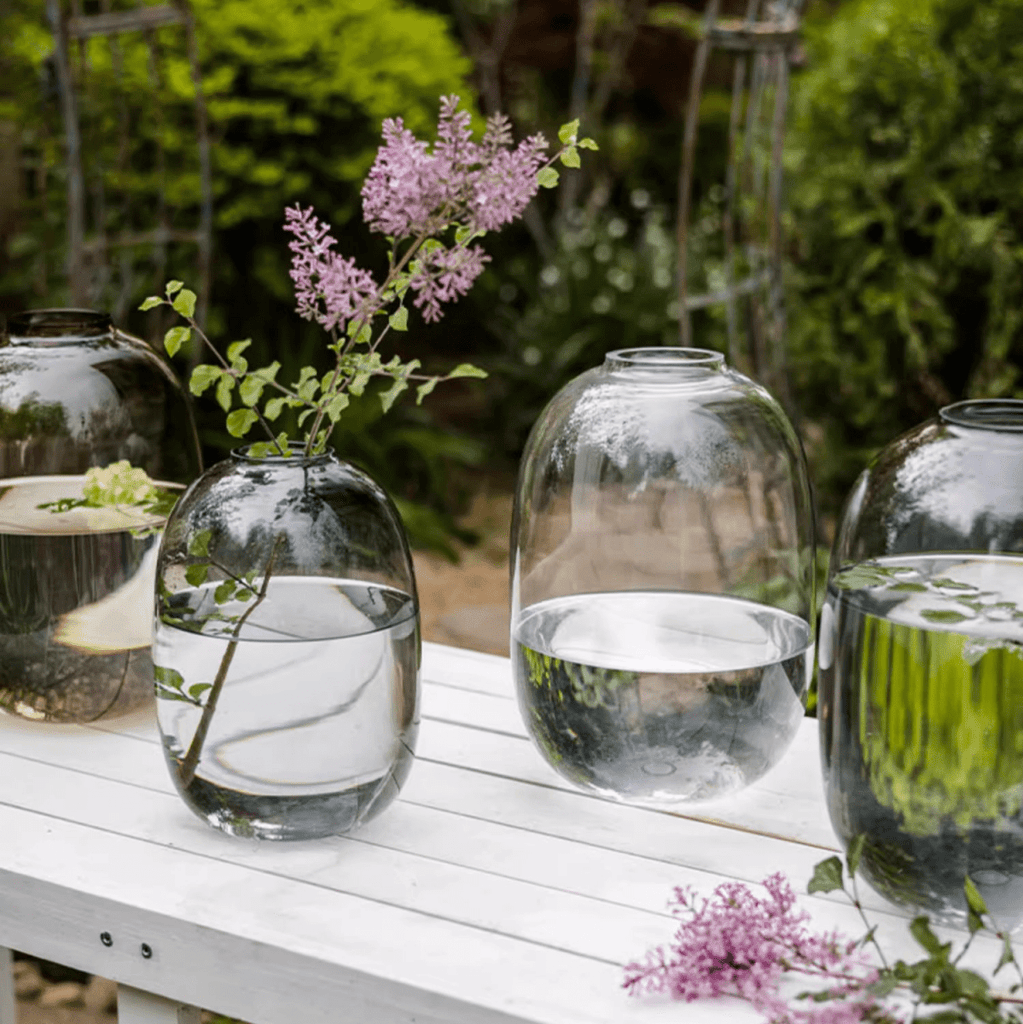 Modern Clear Glass Vase – RusticReach
