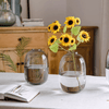 Modern Clear Glass Vase - RusticReach