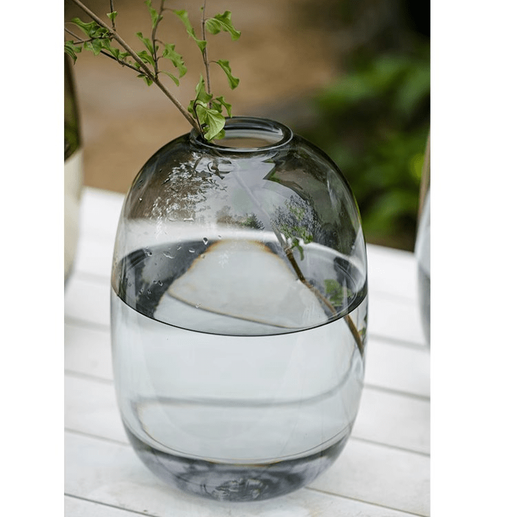 Modern Clear Glass Vase - RusticReach