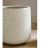 Modern White Planter Round - RusticReach