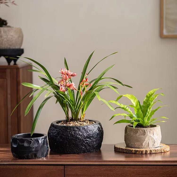 Mesa Cement Pot Planter - RusticReach