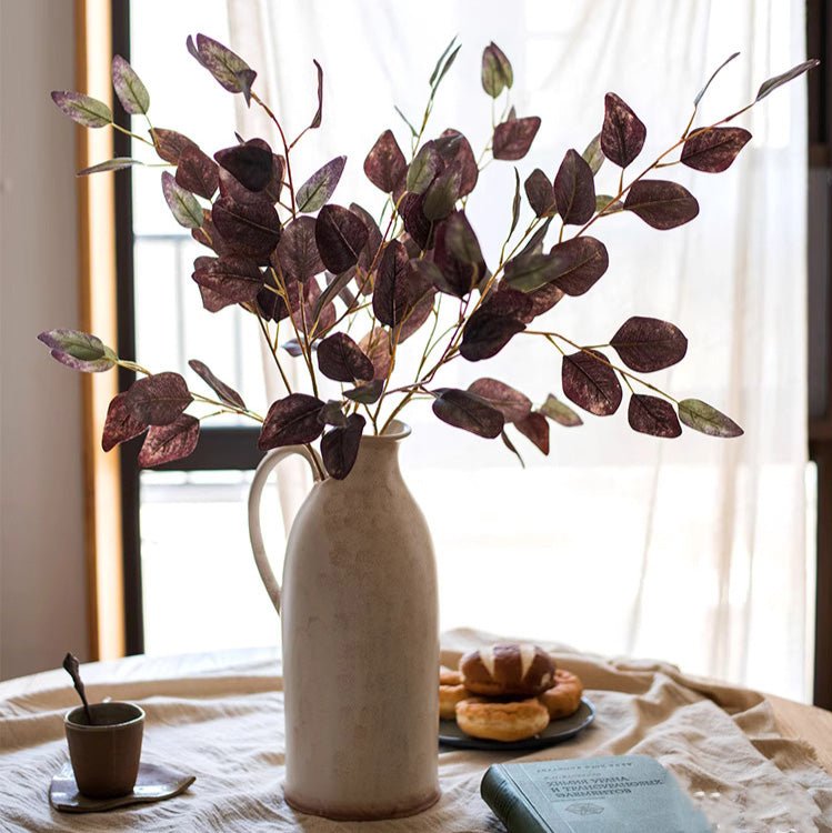 Midnight Plum Eucalyptus Stem 37.7" Tall - RusticReach