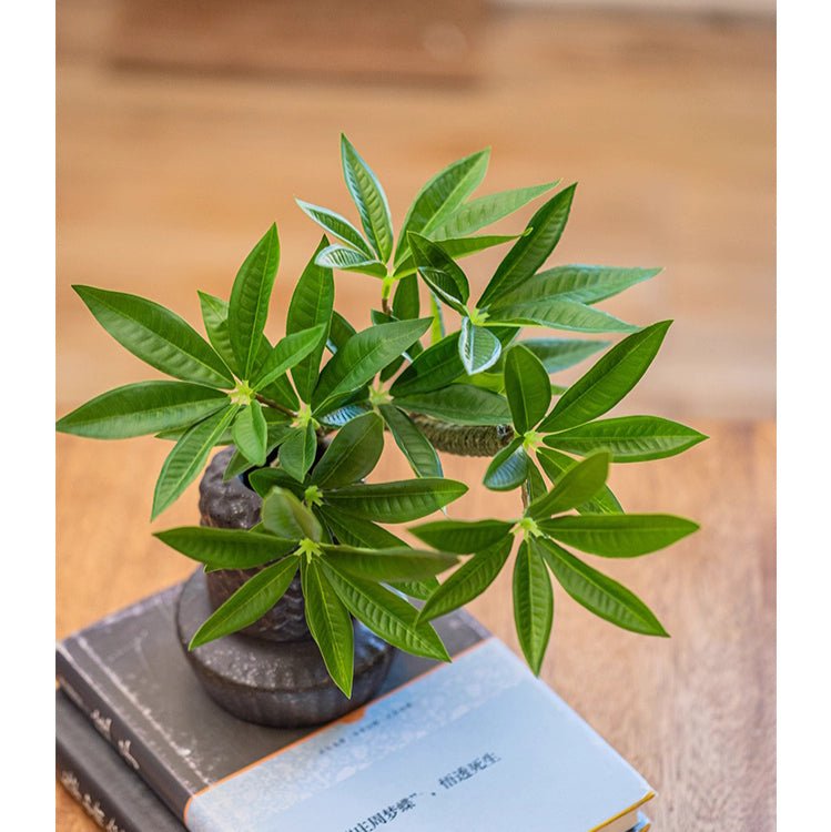 Mini Faux Potted Green Plant - RusticReach