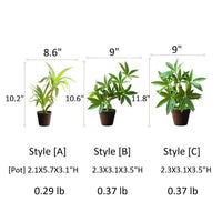 Mini Faux Potted Green Plant - RusticReach