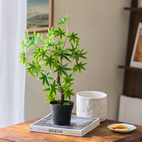 Mini Faux Potted Green Plant - RusticReach