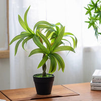 Mini Faux Potted Green Plant - RusticReach