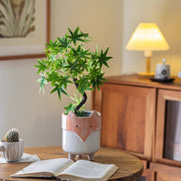 Mini Faux Potted Green Plant - RusticReach