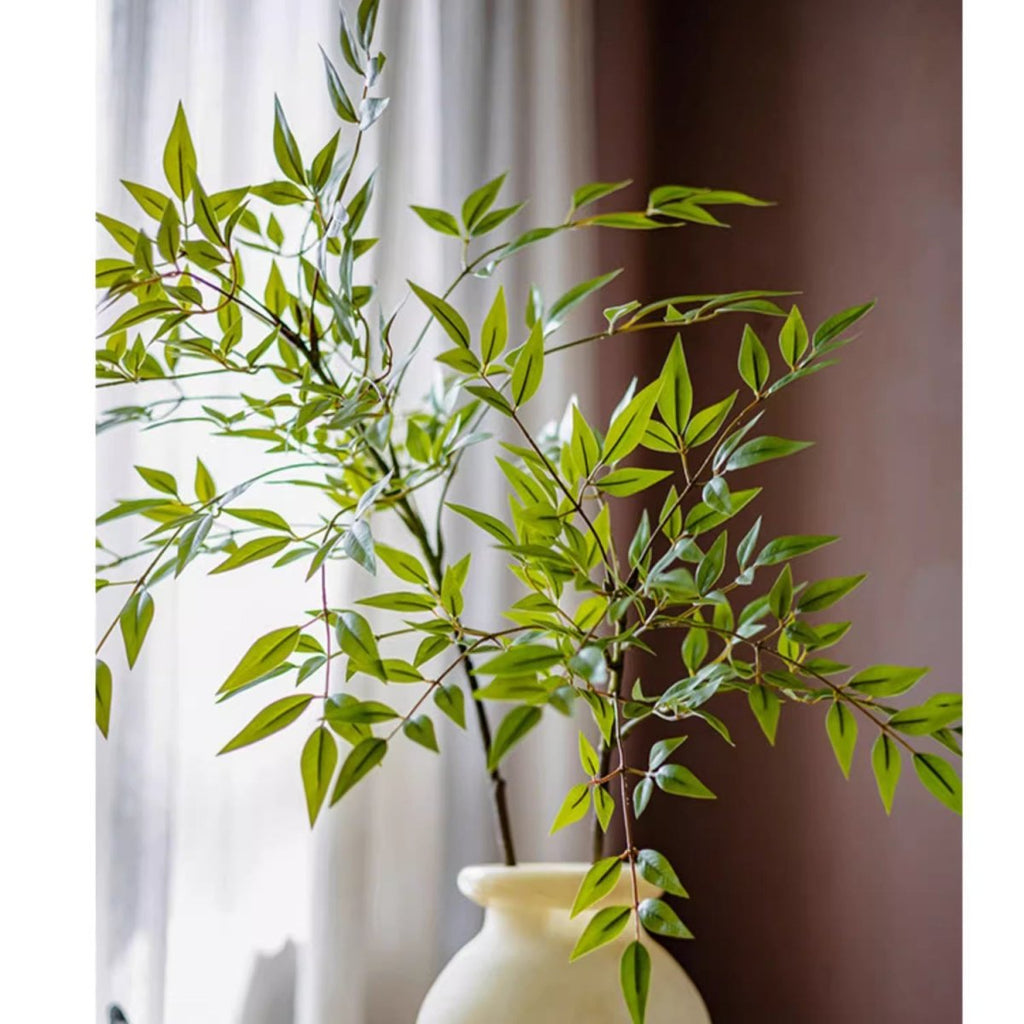 Green Nandina Leaf Stem - RusticReach