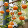 Artificial Persimmon Fruit String Decor 33.8" Long - RusticReach