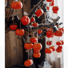 Artificial Persimmon Fruit String Decor 33.8" Long - RusticReach