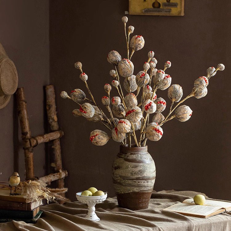 Rustic Dried Pot Stem 41" Tall - RusticReach