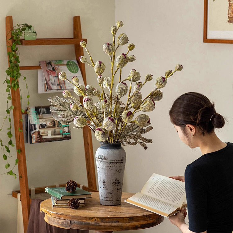 Rustic Dried Pot Stem 41" Tall - RusticReach