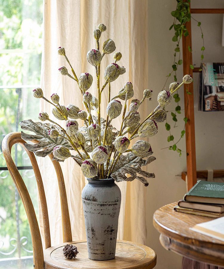 Rustic Dried Pot Stem 41" Tall - RusticReach