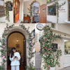 Pink Rose Flower Wall Climbing Flower Vines for Outdoor and Events - RusticReach