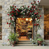 Artificial Red Rose Climbing Garland for Walls - RusticReach