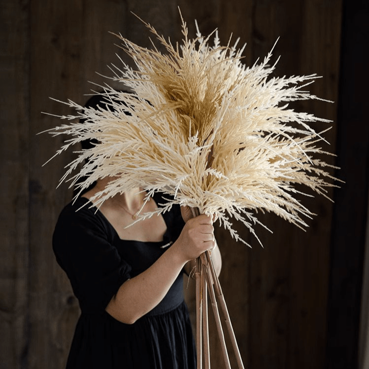 Artificial Elegant Reed Grass Stem 39" Tall - RusticReach
