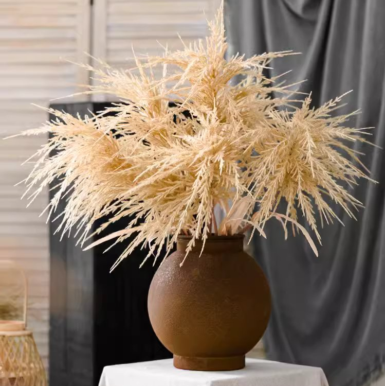 Artificial Elegant Reed Grass Stem 39" Tall