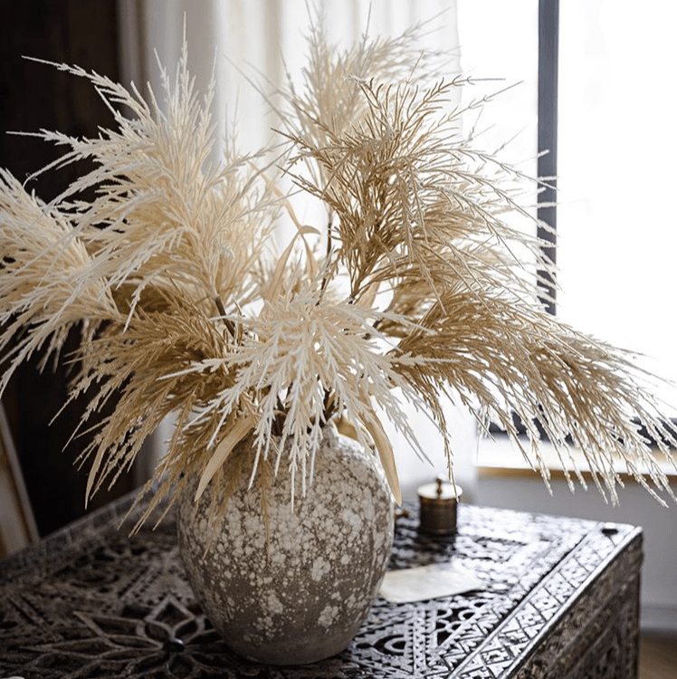 Artificial Elegant Reed Grass Stem 39" Tall - RusticReach