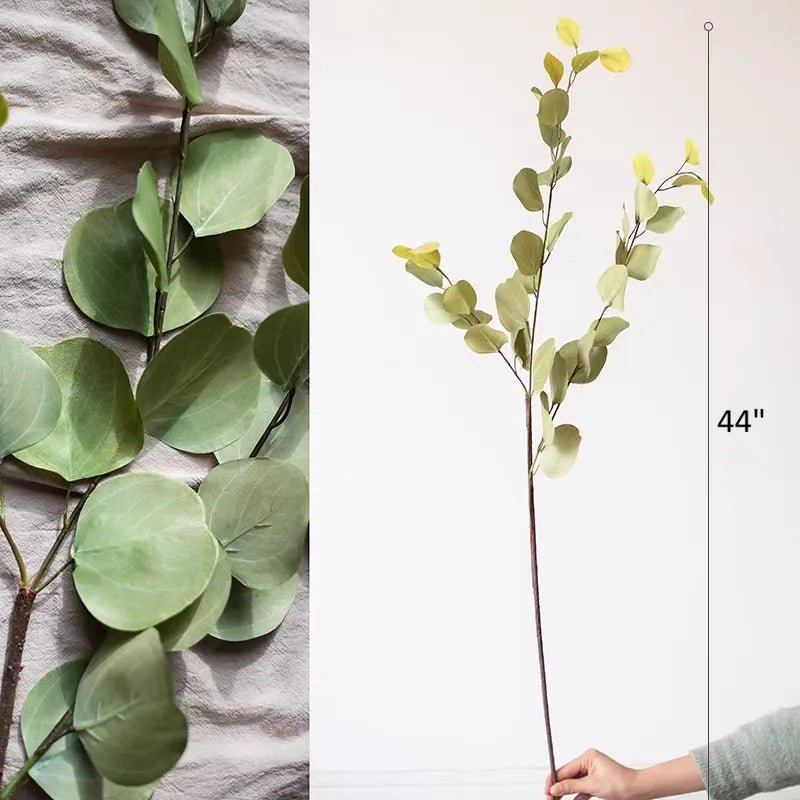Round Leaf Eucalyptus Stem 44" Tall - RusticReach