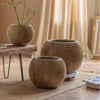 Round Magnesium Clay Planter - RusticReach