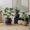 Round Magnesium Clay Planter - RusticReach