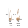Faux Rattan Cement Hanging Planter - RusticReach