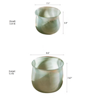 Ruhai Low Glass Vase