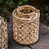 Rustic Seagrass Handwoven Candle Lantern - RusticReach