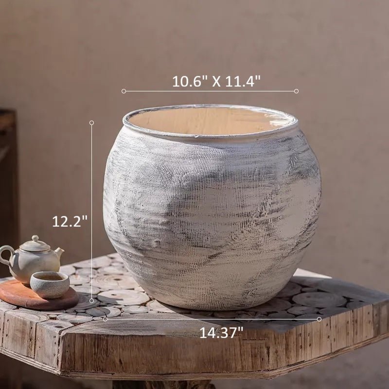 Sierra Round Pot Planter - RusticReach