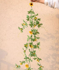 Sunlit Bloom Sunflower Garland 51" Long - RusticReach