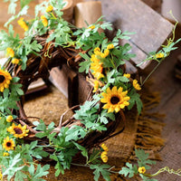 Sunlit Bloom Sunflower Garland 51" Long - RusticReach