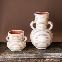Terracotta Planter Vase with Handles