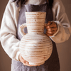 Terracotta Planter Vase with Handles - RusticReach