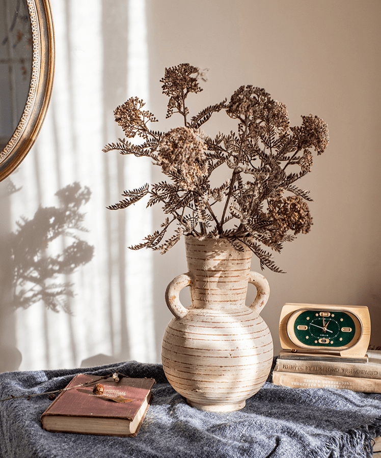 Terracotta Planter Vase with Handles - RusticReach