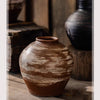 Vintage Wabi - Sabi Style Ceramic Jar - RusticReach