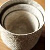 Natural Woven Round Storage Basket - RusticReach