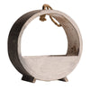 Solid Wood Hanging Planter Round Shape Planter - RusticReach