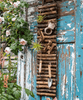 Rustic Wood Ladder Wall Décor Tool Organizer - RusticReach