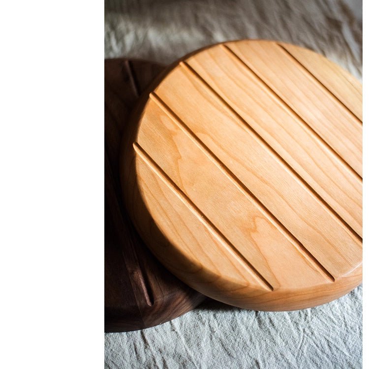 Natural Wood Plate Serving Tray - RusticReach