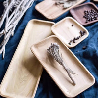 Solid Wood Snack Plate - RusticReach